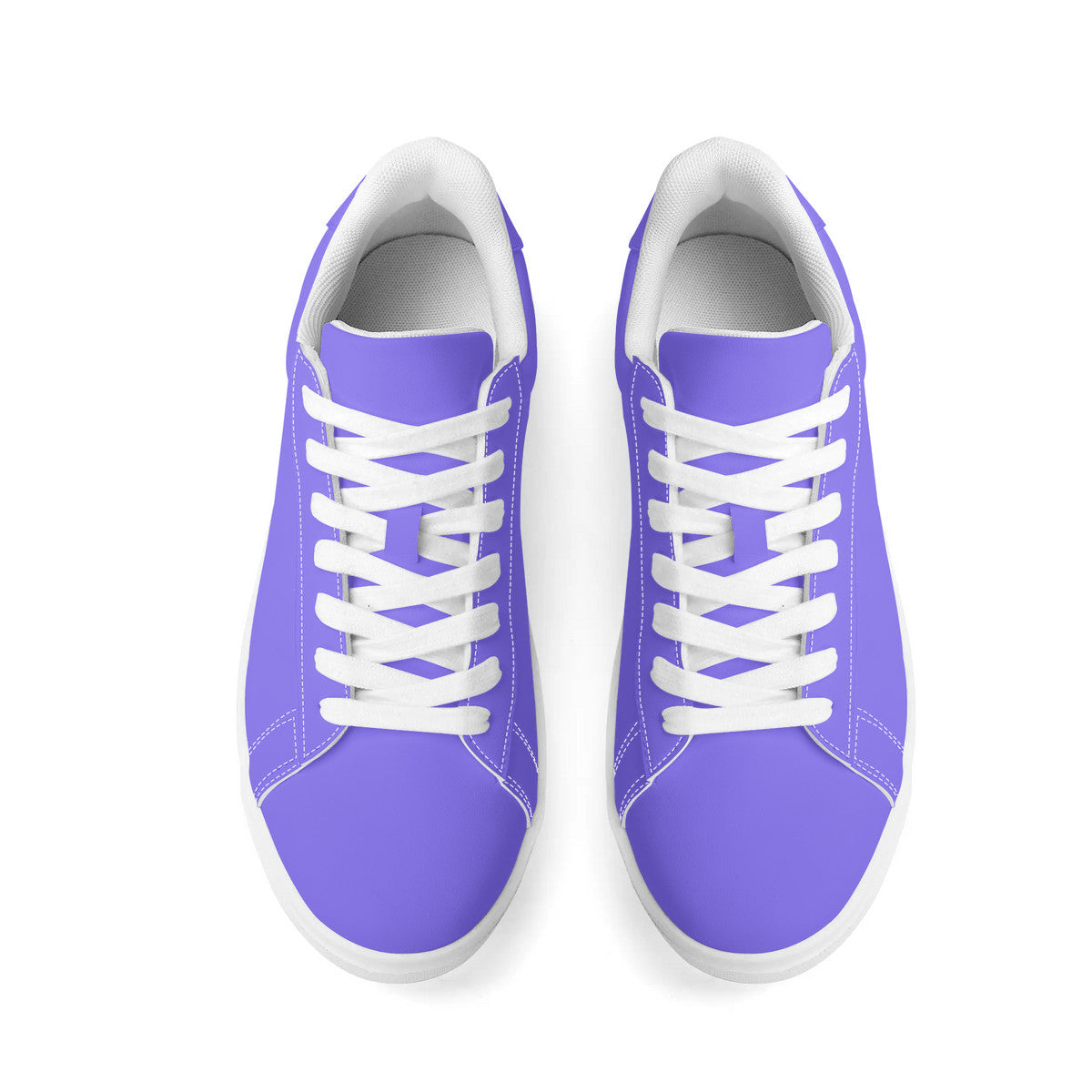 Purple Unisex Premium Synthetic Leather Sneakers