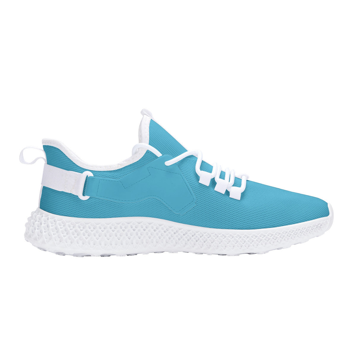 Blue Mesh Knit Shoes