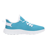 Blue Mesh Knit Shoes
