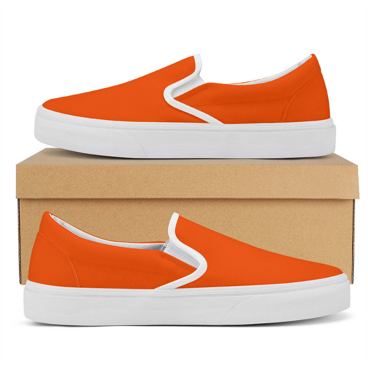 Orioles Orange Skate Slip On Shoes