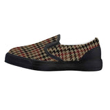 Kids Brown Pattern Slip-on shoes