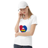 Woman's Straight LGTBQ Ally T shirt