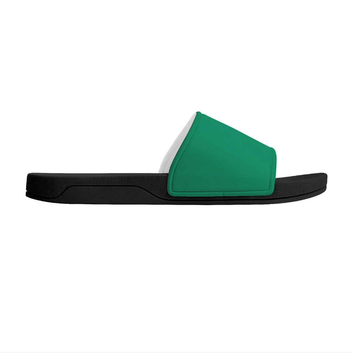 Green Slide Sandals
