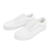 White Low Top Flat Sneaker