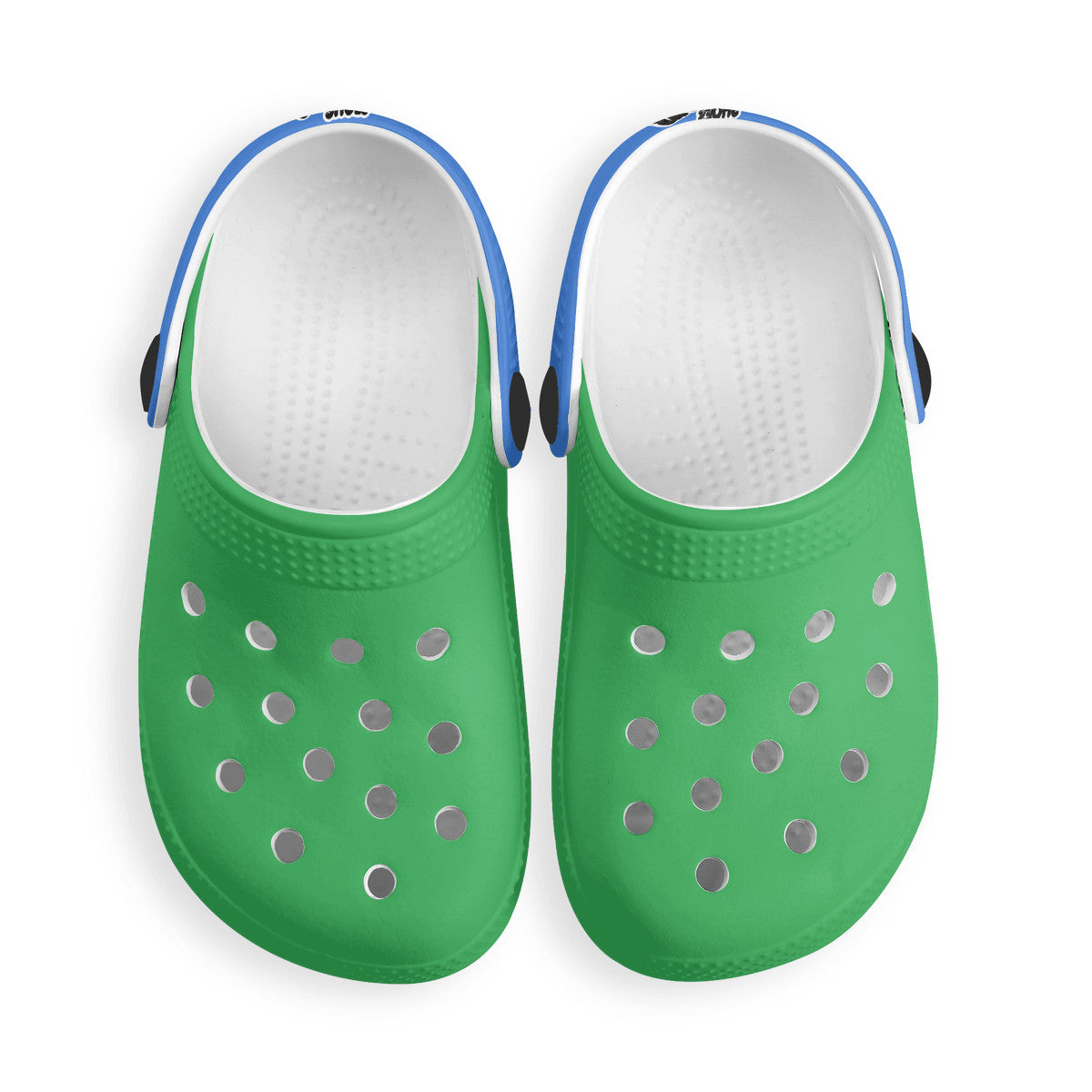 Kid's Green and Blue Casual Clogs