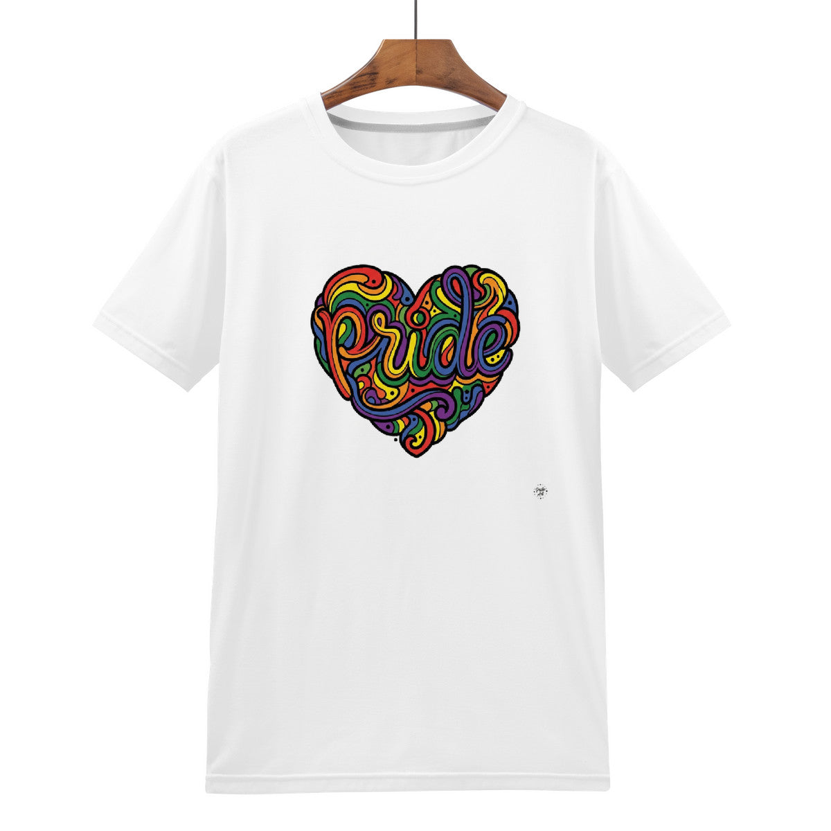 Men's LGTBQ Pride Heart T-Shirt