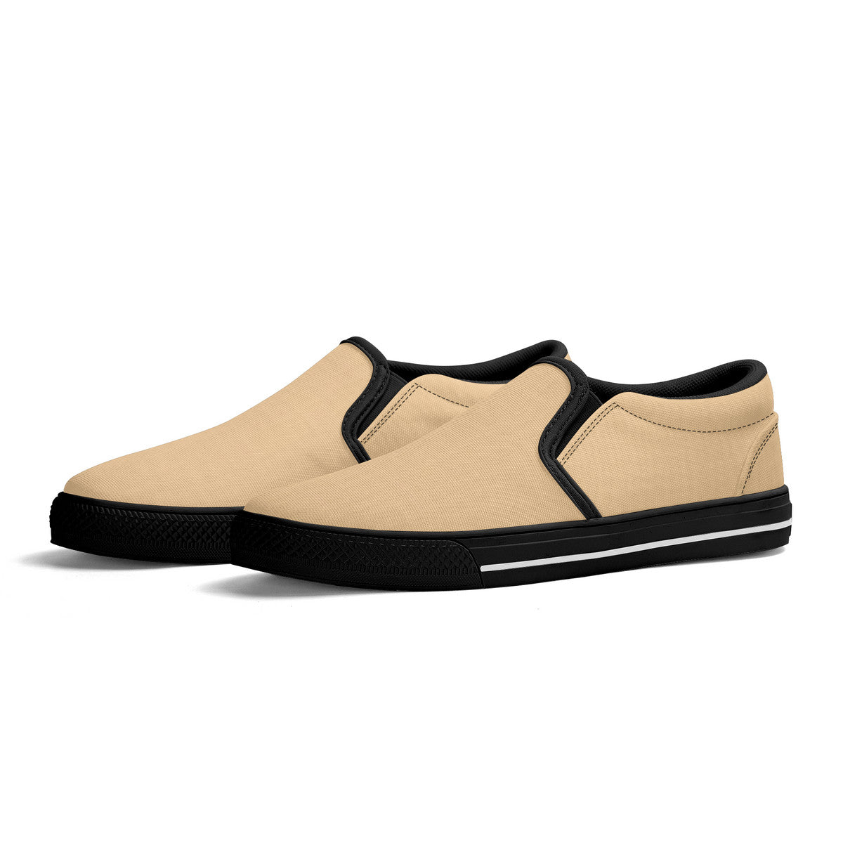 TanUnisex Slip-on Shoes