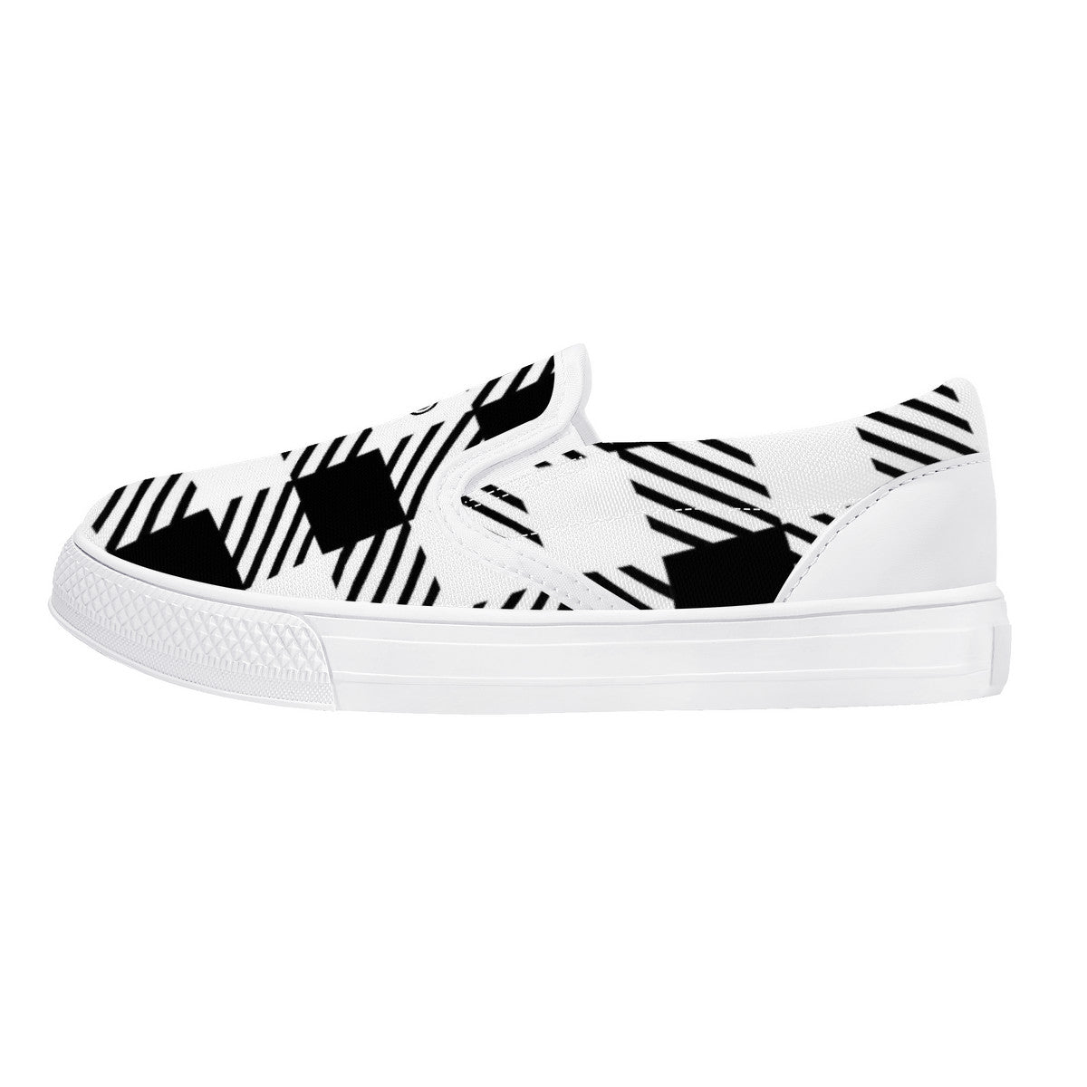 Kids Slip-on shoes - B&W Pattern