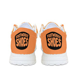 Orange Unisex Canvas Loafers