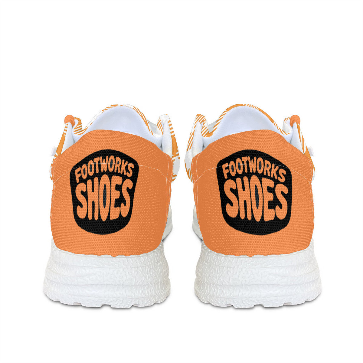 Orange Unisex Canvas Loafers