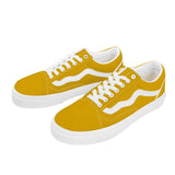 Yellow Low Top Flat Sneaker