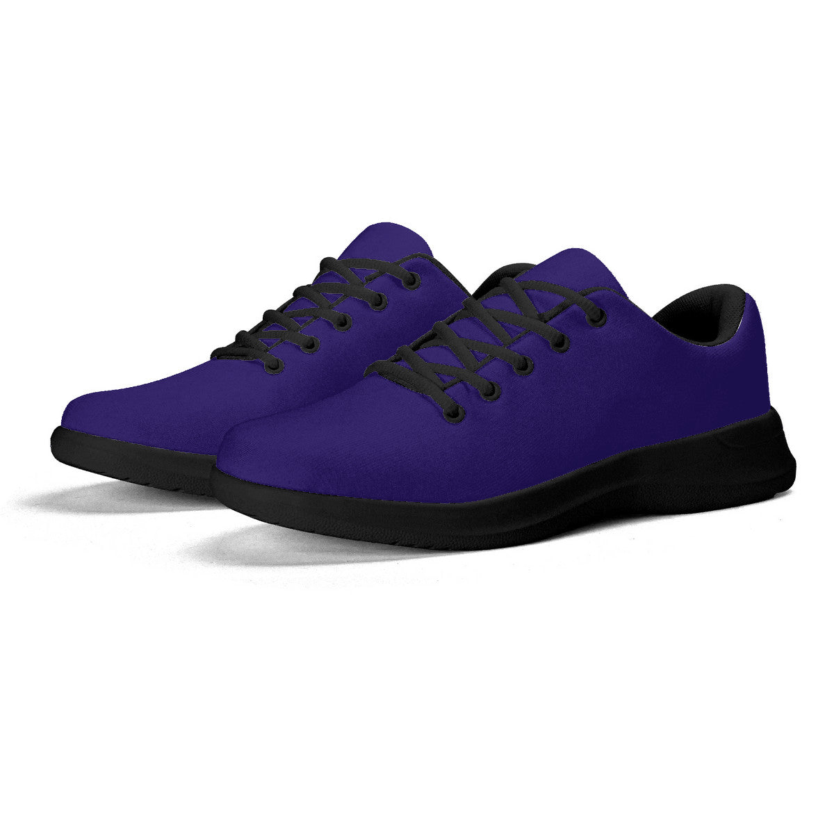 Ravens Purple Unisex Flat Tennis Sneakers Athletic Running Shoes