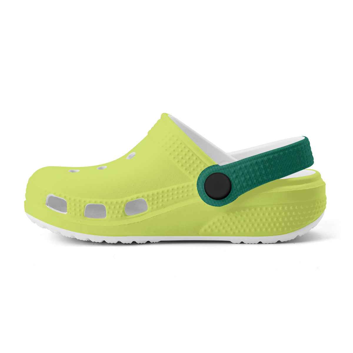 Kid's  Neon Green Casual Clogs