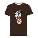 Brown Print  swag T-Shirt