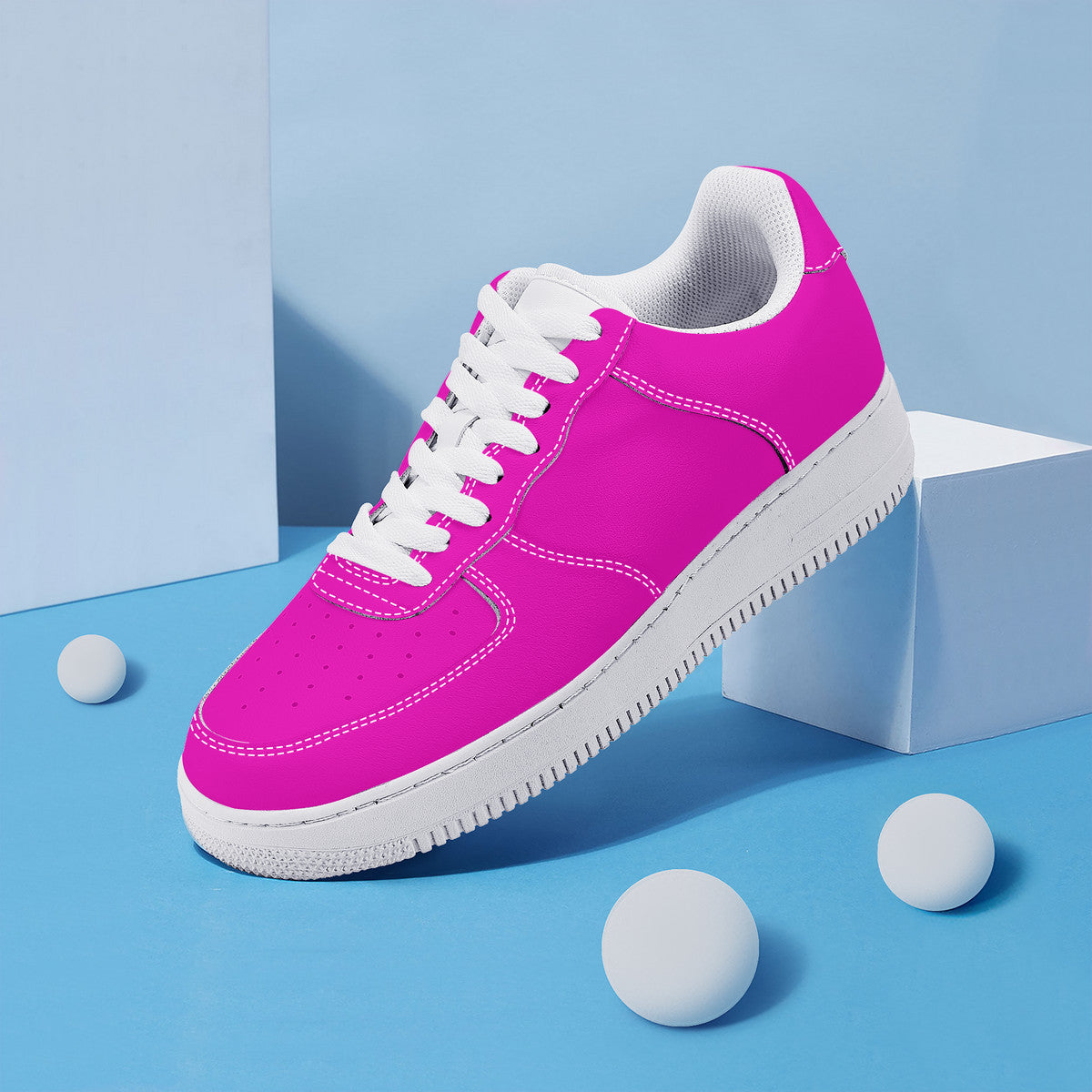 Hot Pink Low Top Unisex Sneaker