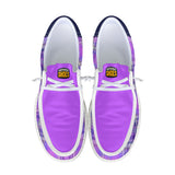 Purple Unisex Canvas Loafers