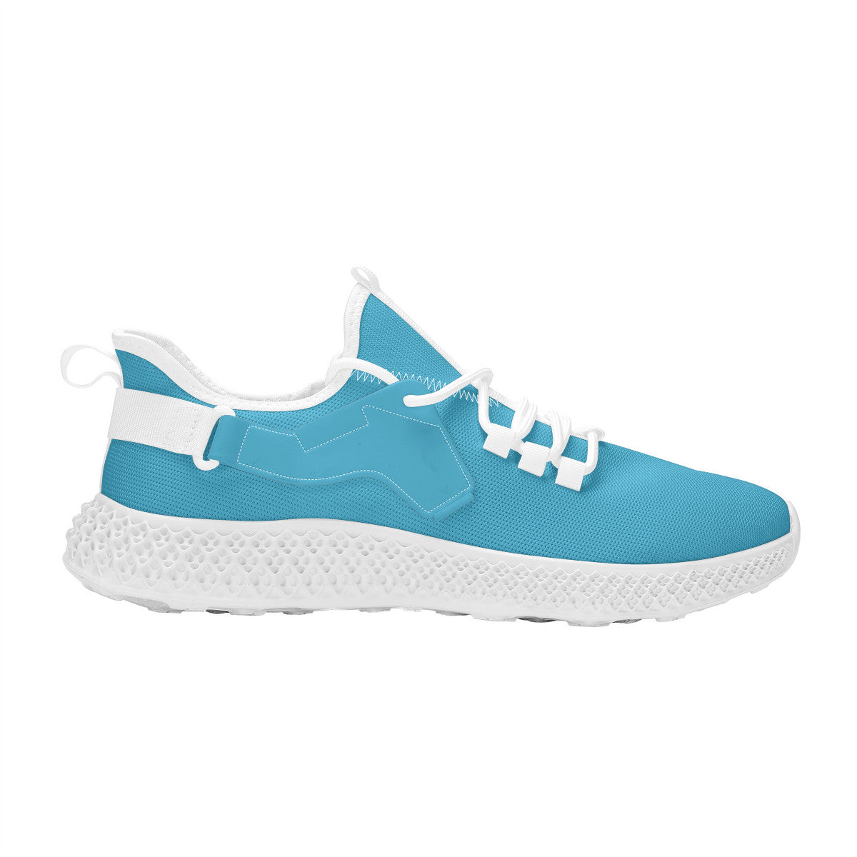Blue Mesh Knit Shoes