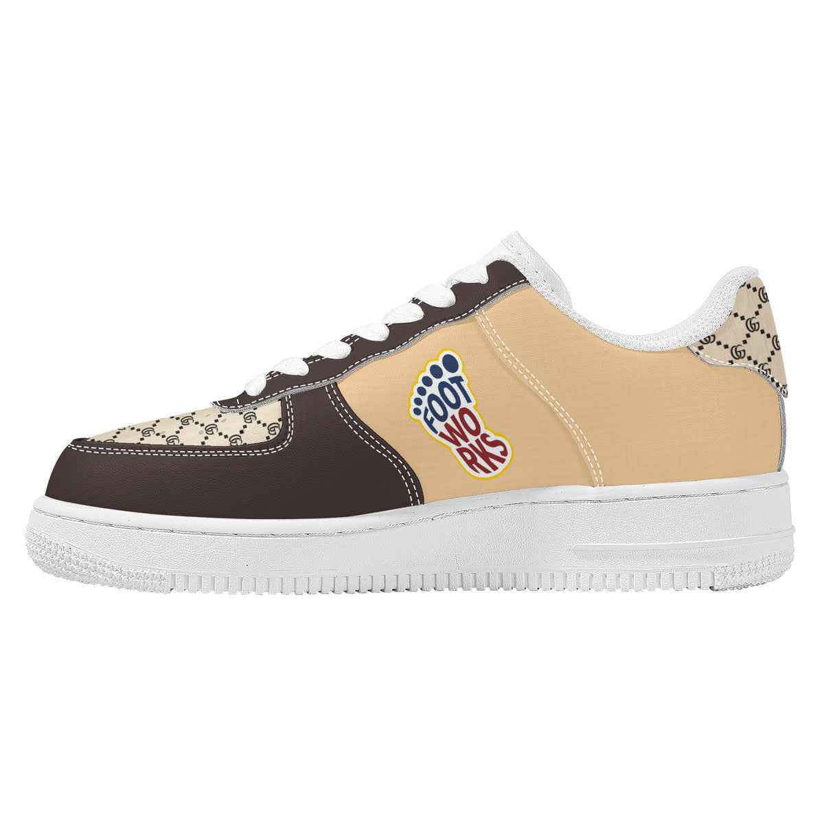 Brown Low Top Unisex Sneaker