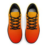 Unisex Orange Gradiant Athletic Running Shoes